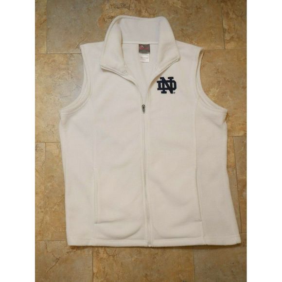 NOTRE DAME Fighting Irish Fleece Vest- Sz. XL - Picture 2 of 6